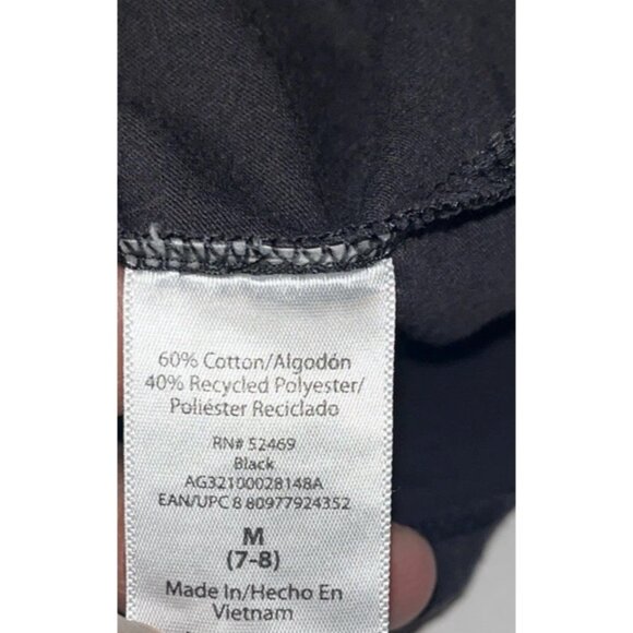 Athletic Works Short Sleeve Graphic T Shirt Youth Girls Size M (7-8) Black Star - Picture 6 of 8